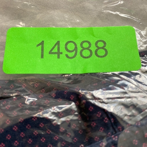 Denim & Flower Men's Purple Allover Micro Houndstooth LS Button Shirt Medium - Picture 14 of 14